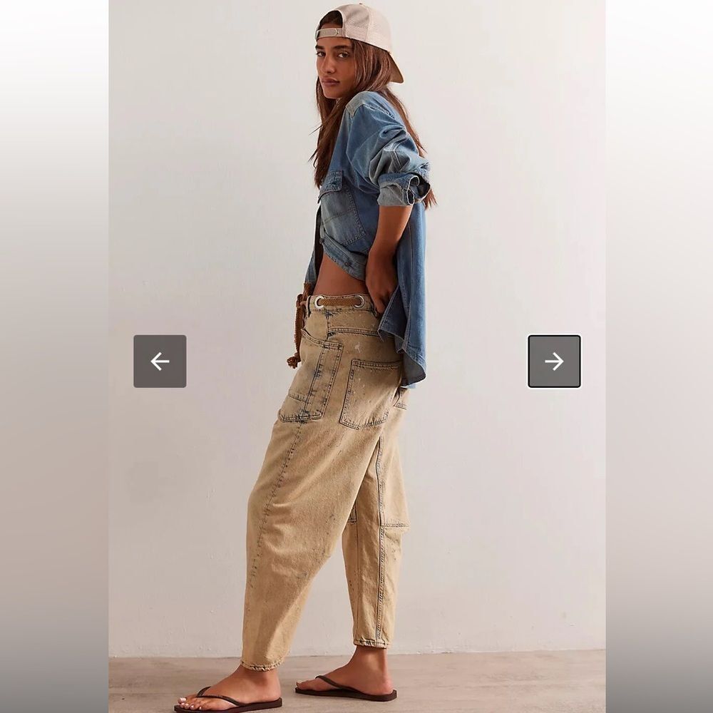We the Free Moxie Barrel Jeans Color: Cowboy size 31